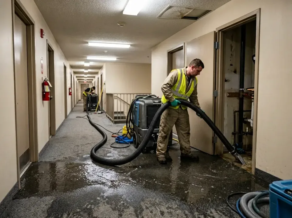 multi-unit-apartment-hallway-f-005 — frequently asked questions, Emergency Burst Pipe Water Extraction & Removal in Delaware…